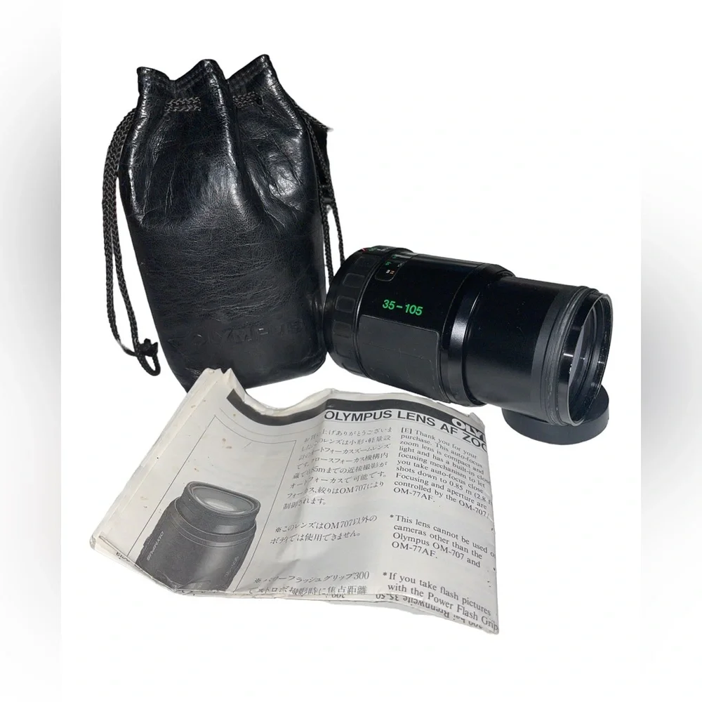 🔥 Olympus Auto Focus AF Zoom 35-105mm f/3.5-4.5 LENS Untested / As Is 🔥